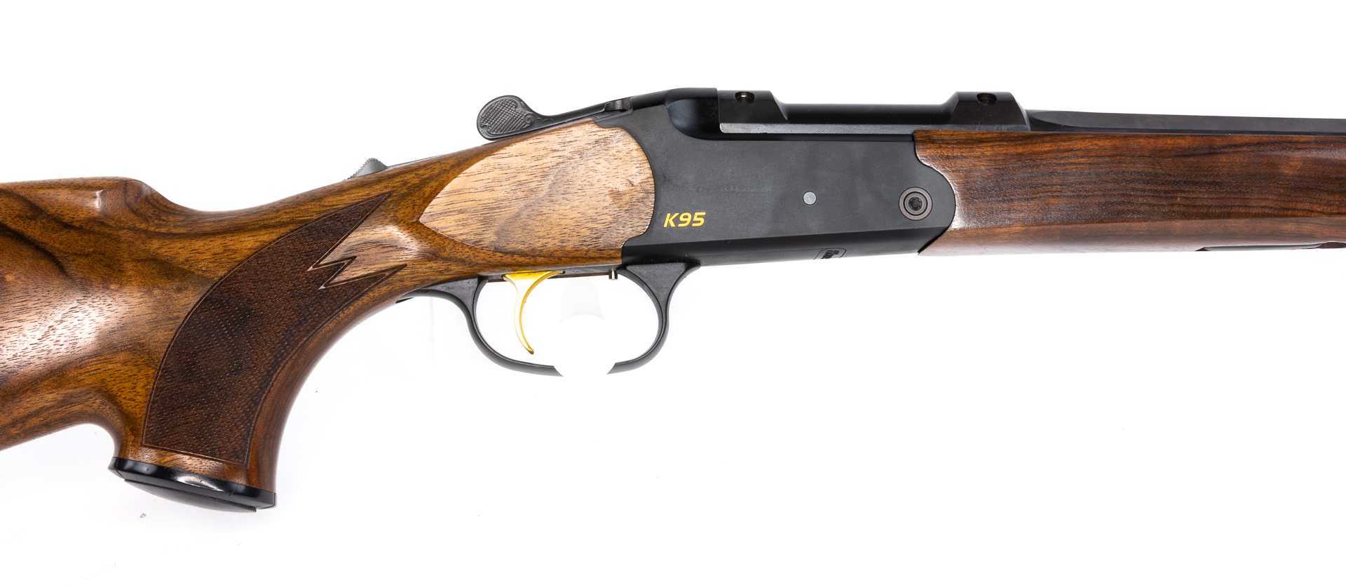 gebr. Blaser K95 Black Edition Stutzen mit Achtkantlauf und Vergoldetem Verschlussblock NP: € 8.736,00, Zustand: Neuwertig