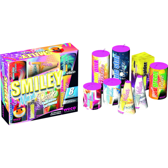 WECO Smiley Maxi Pack 8 Einzelteile