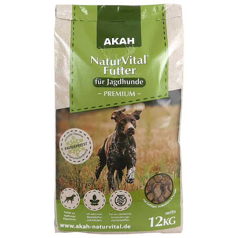 AKAH Naturvital Premium Hundefutter 12kg