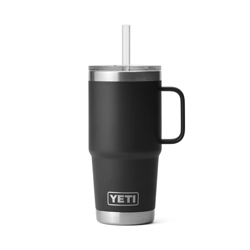 YETI Rambler Trinkbecher mit Strohhalmdeckel