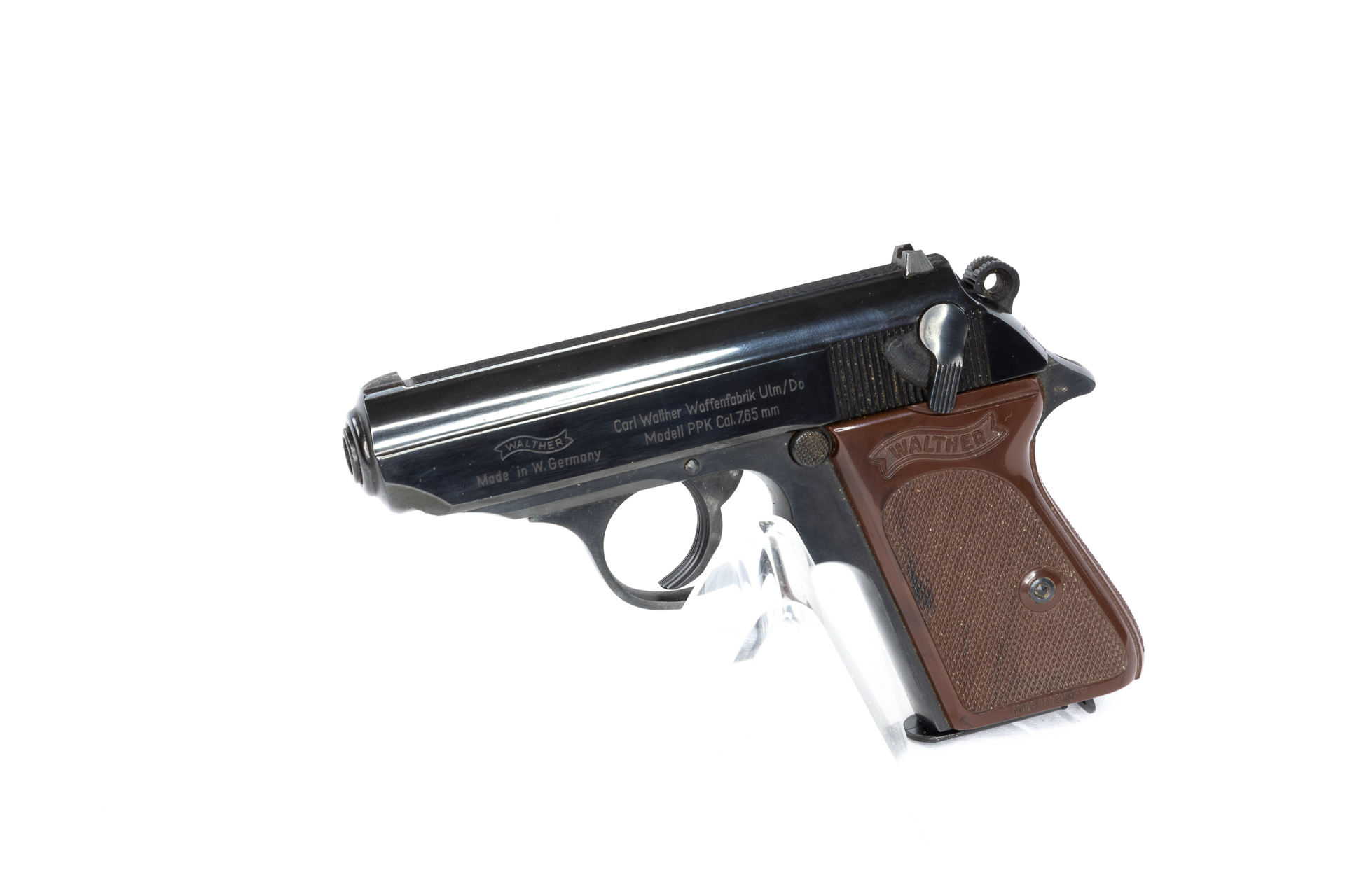 gebr. WALTHER PPK Kal. 7,65 mm Ulmer Fertigung, in Originalbox, Zustand: Neuwertig 