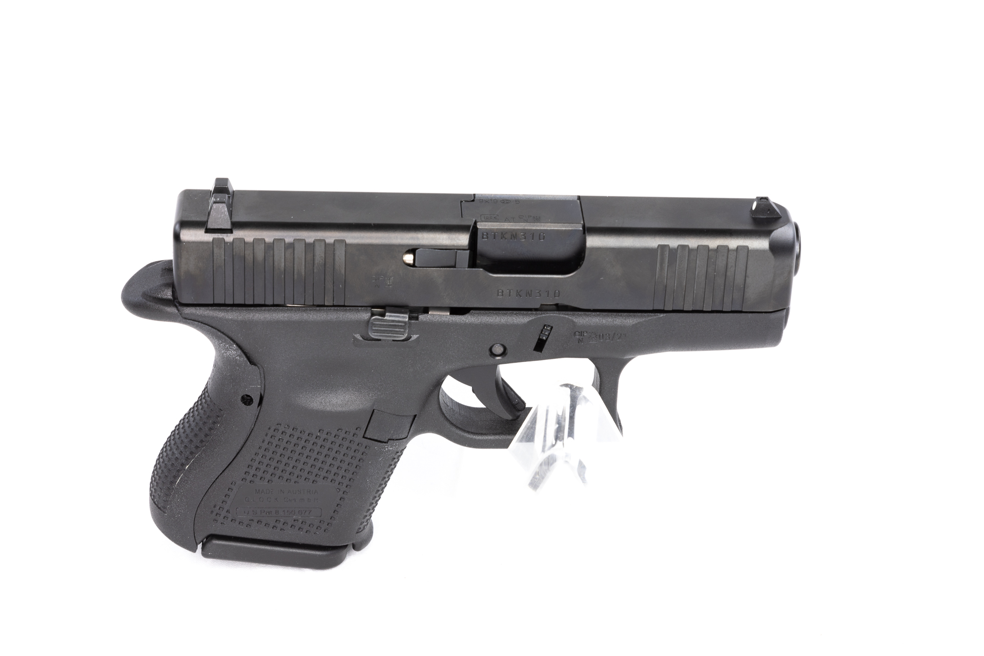 gebr. GLOCK 26 Gen 5 FS mit Reservemagazin und Ladehilfe im Originalkoffer, Zustand: Neuwertig, NPR: € 800,00